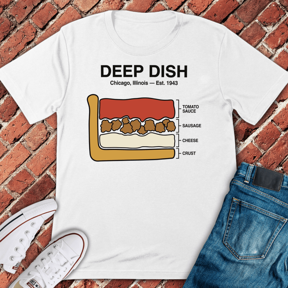 Deep Dish Legend T-Shirt - White