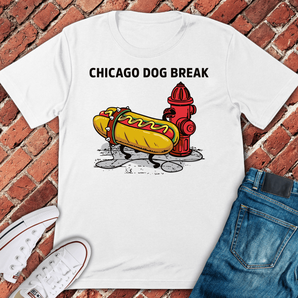Chicago Dog Break T-Shirt - White