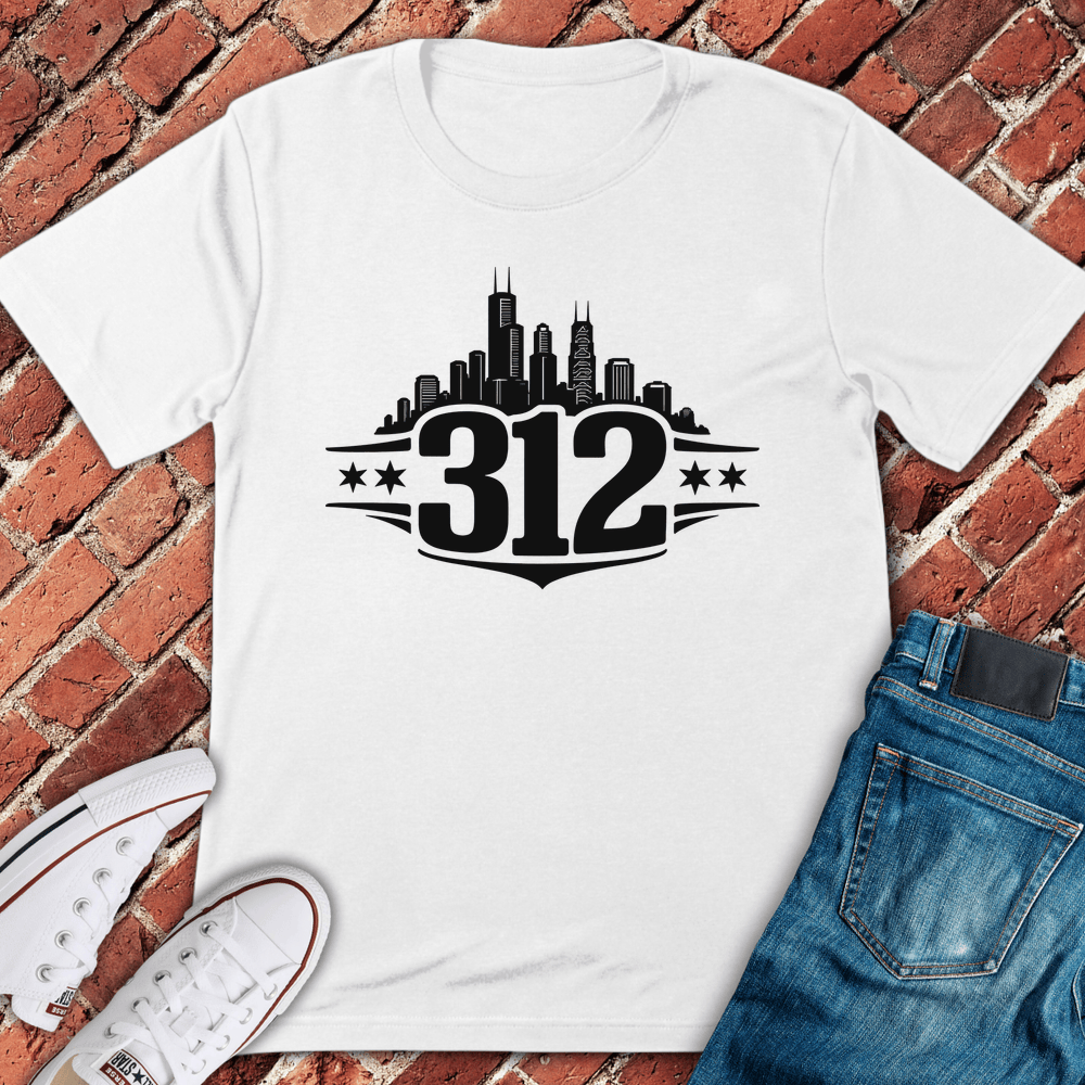 Chicago 312 Pride T-Shirt - White