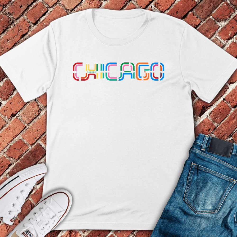 Chicago Lines T-Shirt - White
