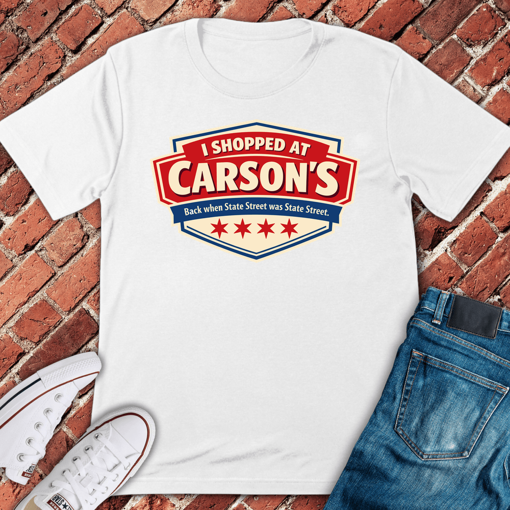 Carsons State St T-Shirt - White