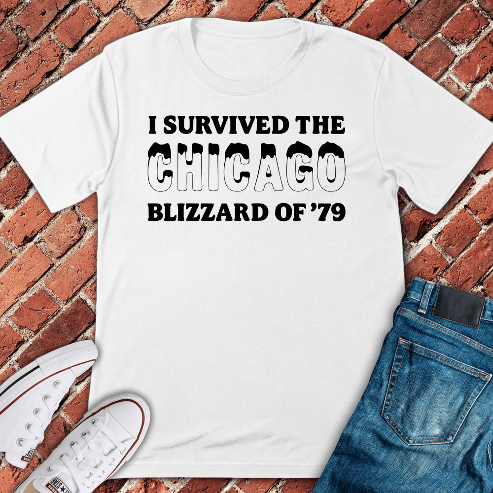 Chicago Blizzard Survivor T-Shirt - White