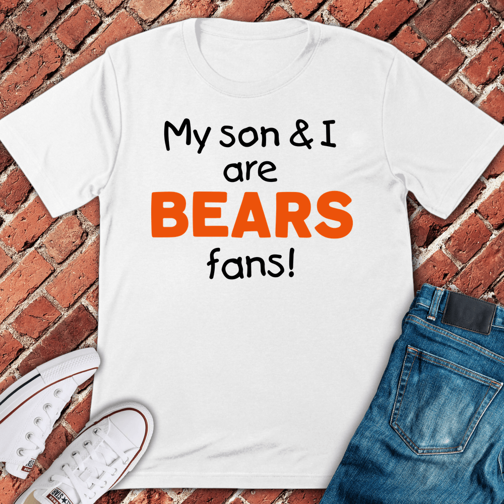 Bears Boy Dad T-Shirt - White