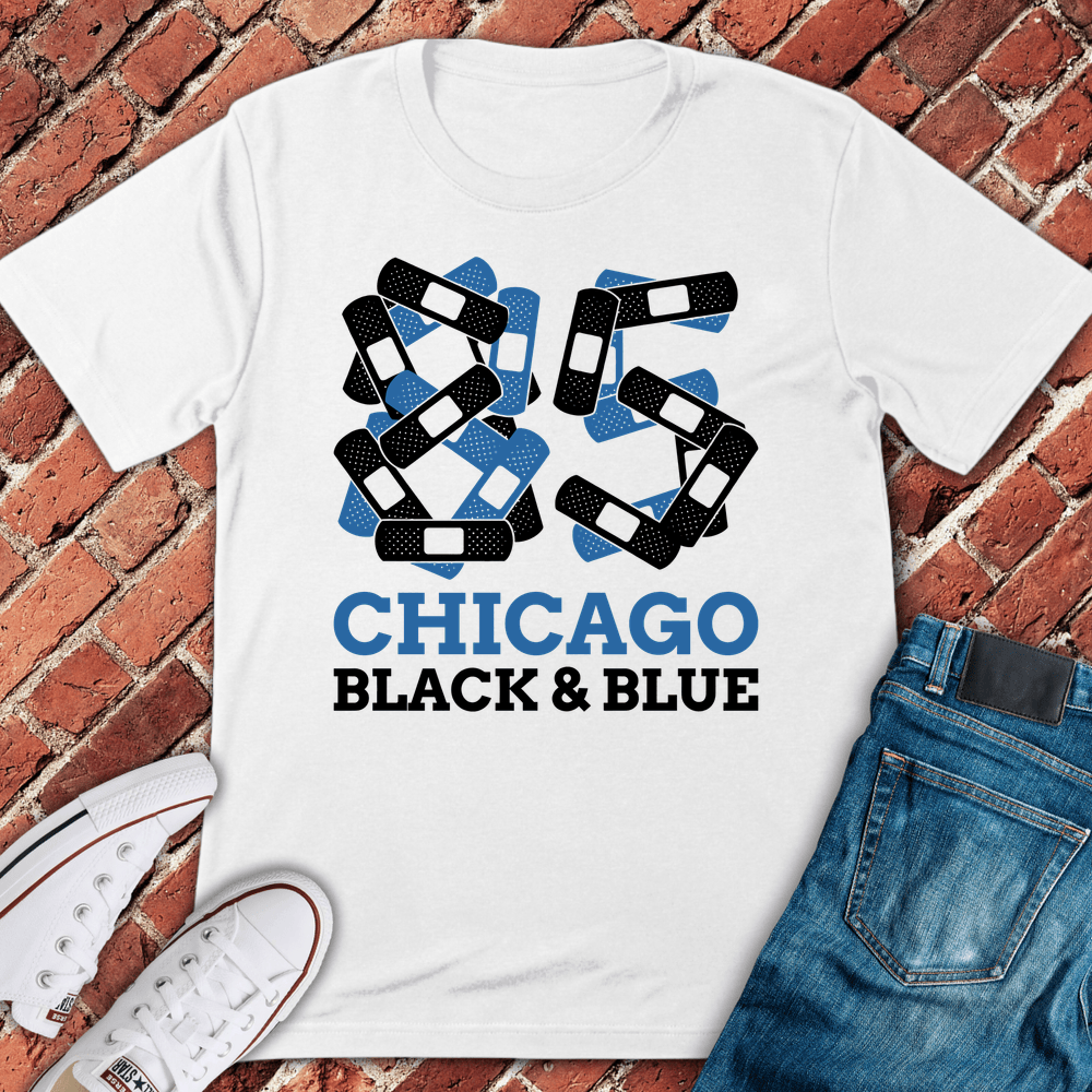 Shattered Chicago T-Shirt - White