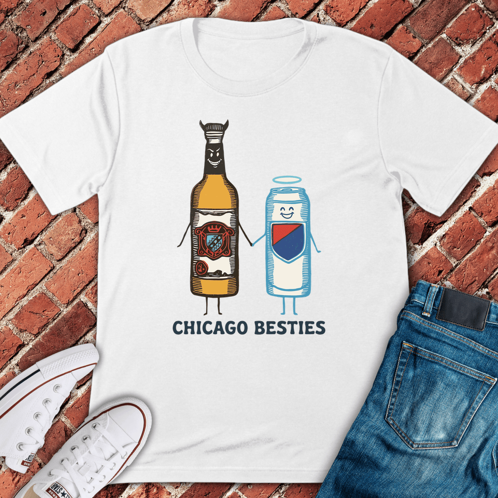 Chicago Besties T-Shirt - White