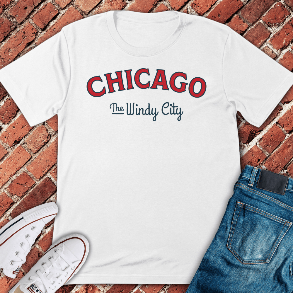 Windy City Arch T-Shirt - White