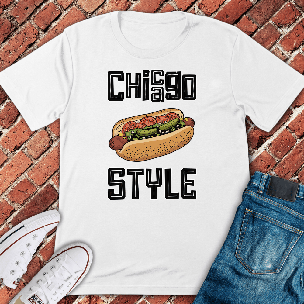 Chi Style Dog T-Shirt - White