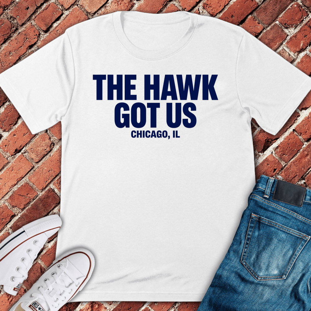 Hawk Got Us T-Shirt - White