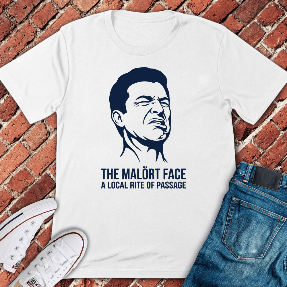 Malort Rite Face T-Shirt - White