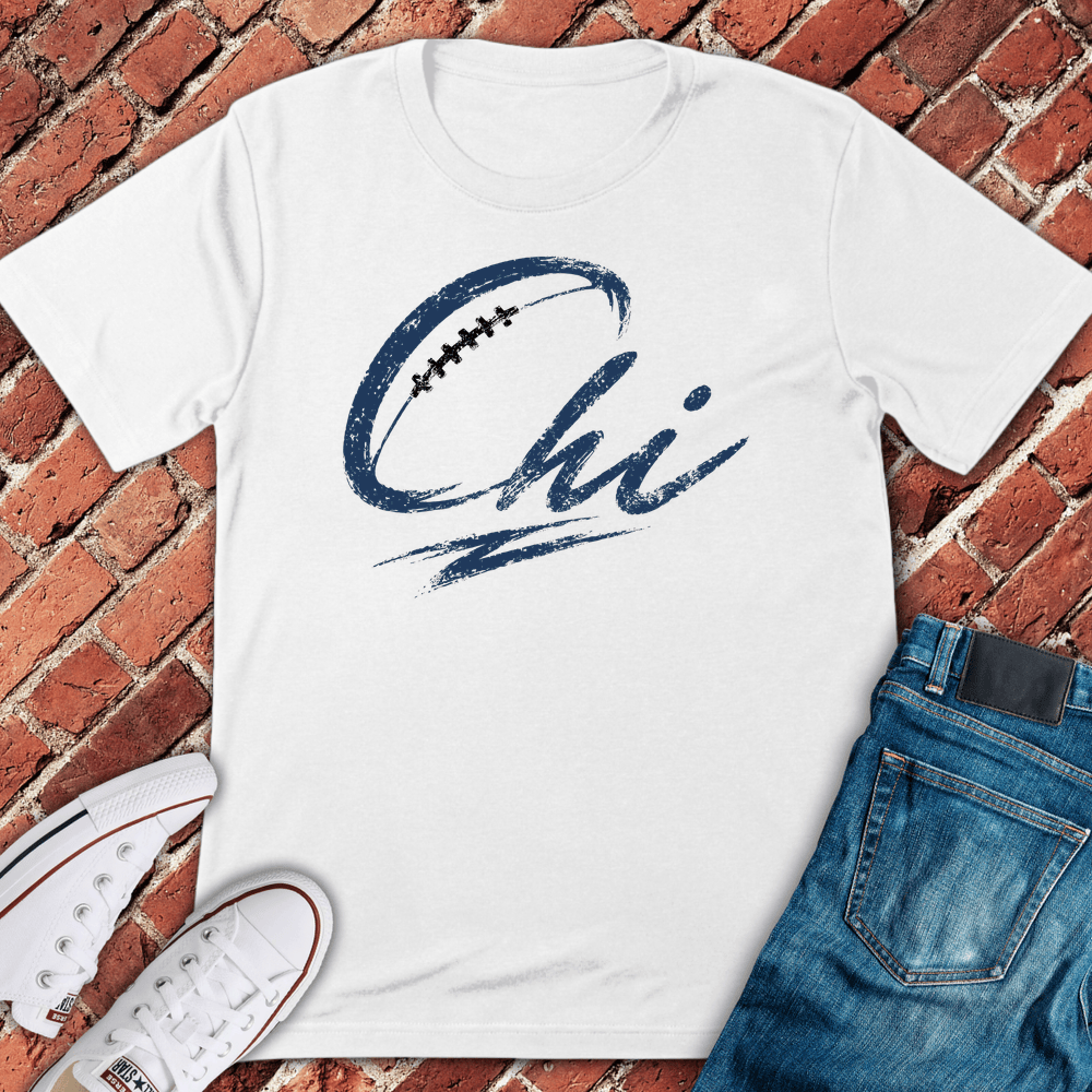 Chi Gridiron T-Shirt - White