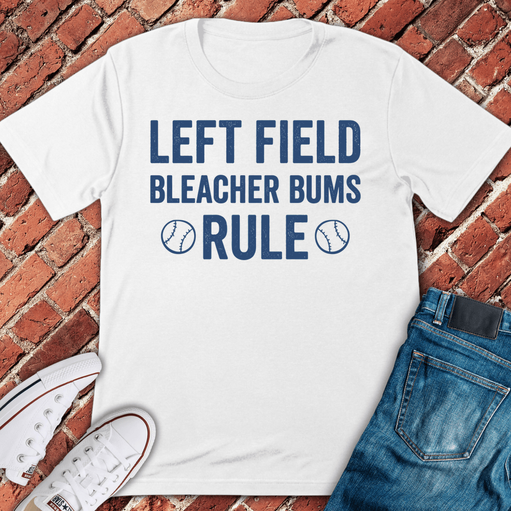 Bleacher Bums Rule T-Shirt - White