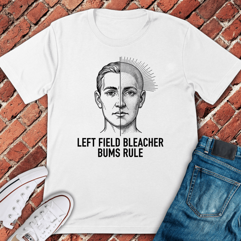 Left Field Bums T-Shirt - White