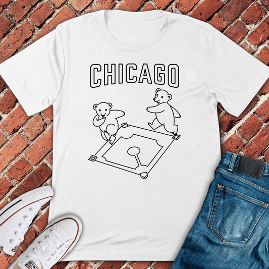 Chicago Bear Jig T-Shirt - White