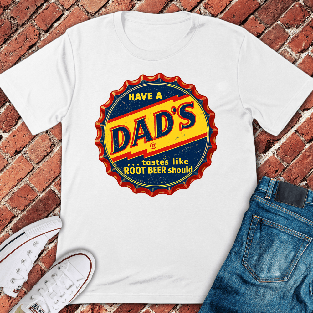 Root Beer Dad T-Shirt - White