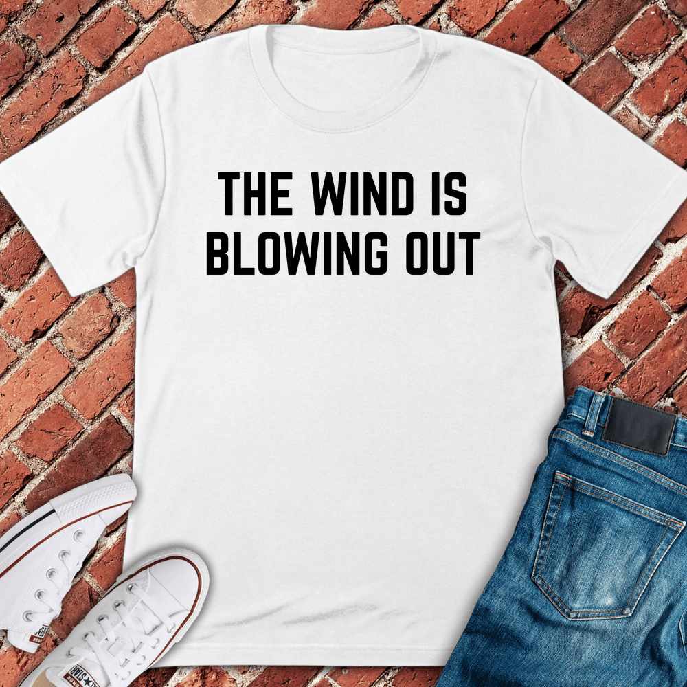 Wind Is Blowing T-Shirt - White