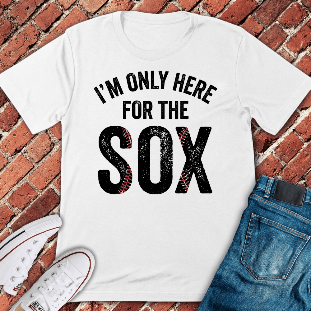 Only Here For Sox T-Shirt - White