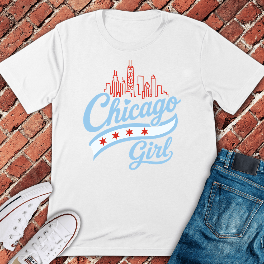 Skyline Girl T-Shirt - White
