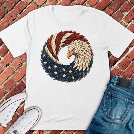Liberty Eagle T-Shirt - White