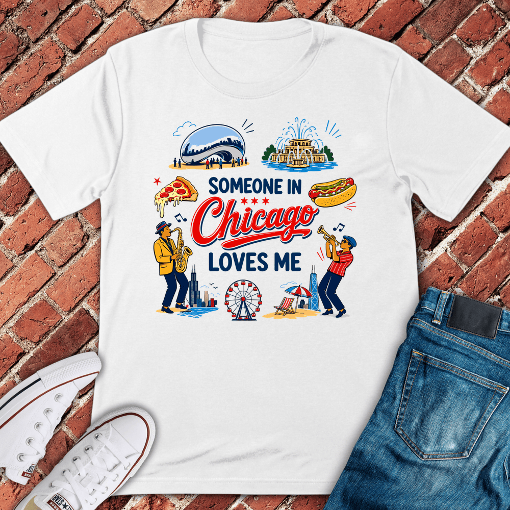 Someone Loves Me T-Shirt - White