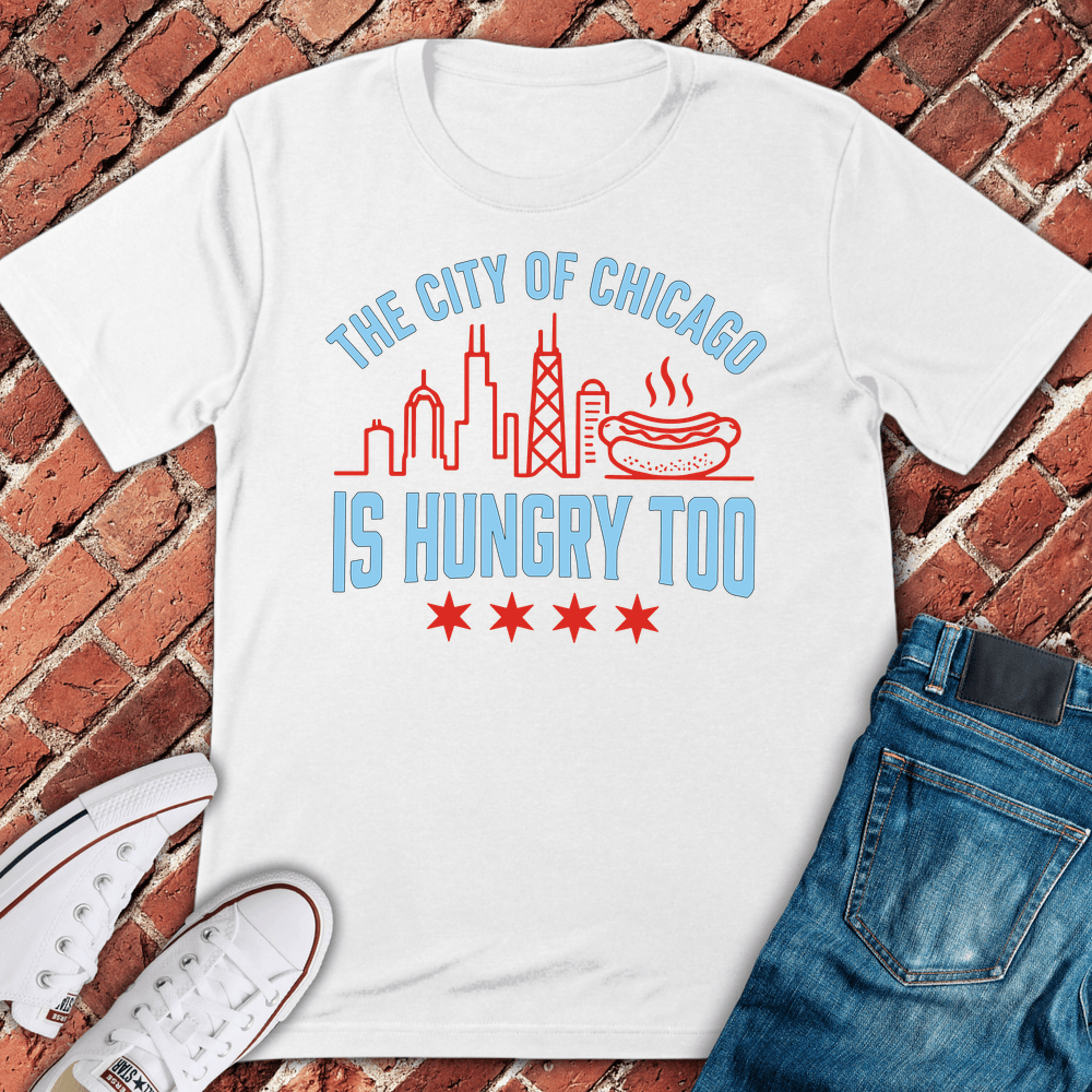 Hungry Chicago T-Shirt - White