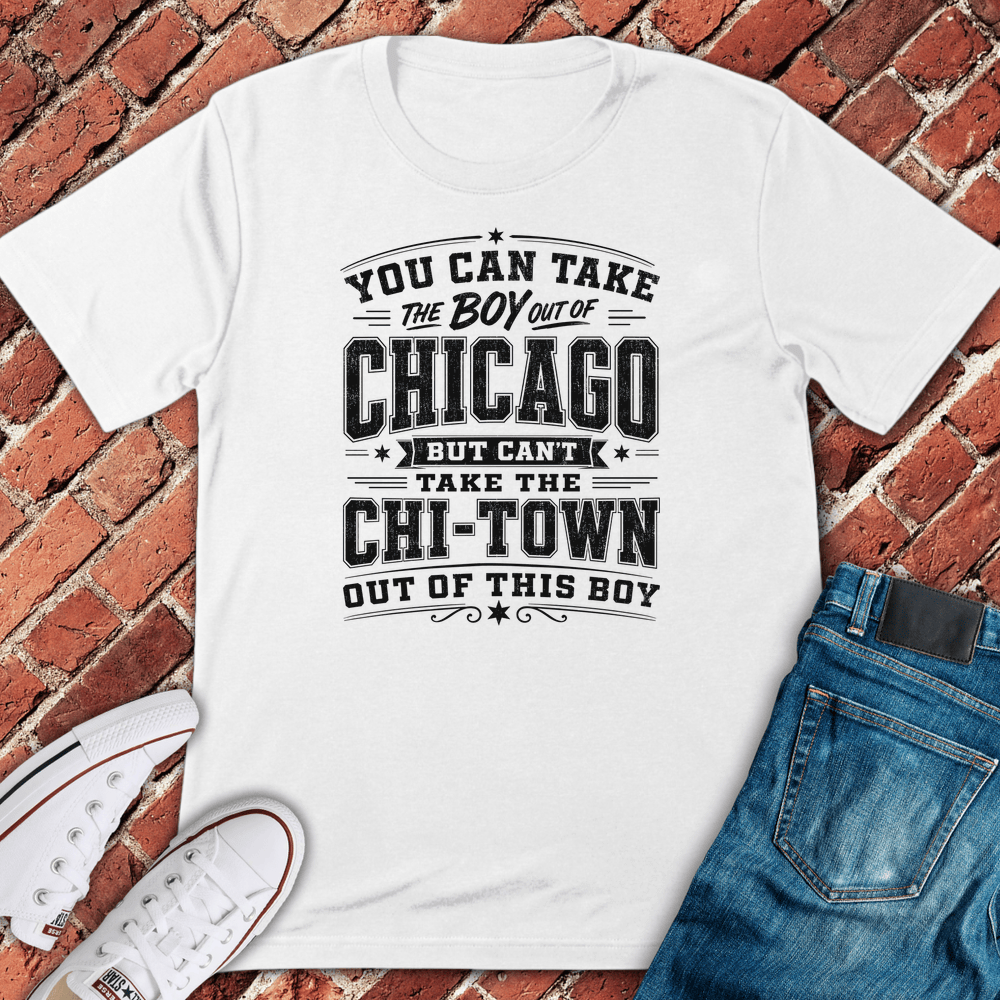 Chi Town Heart T-Shirt - White
