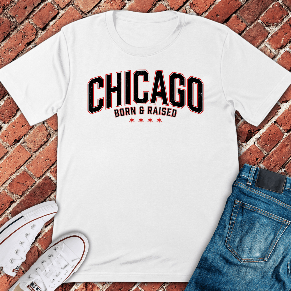 Chi Born Raised T-Shirt - White