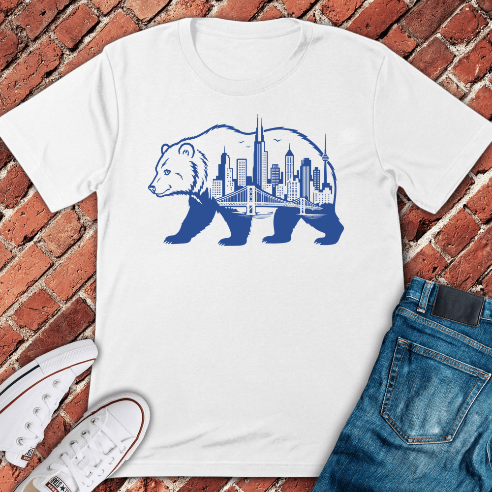 Bay City Bear T-Shirt - White