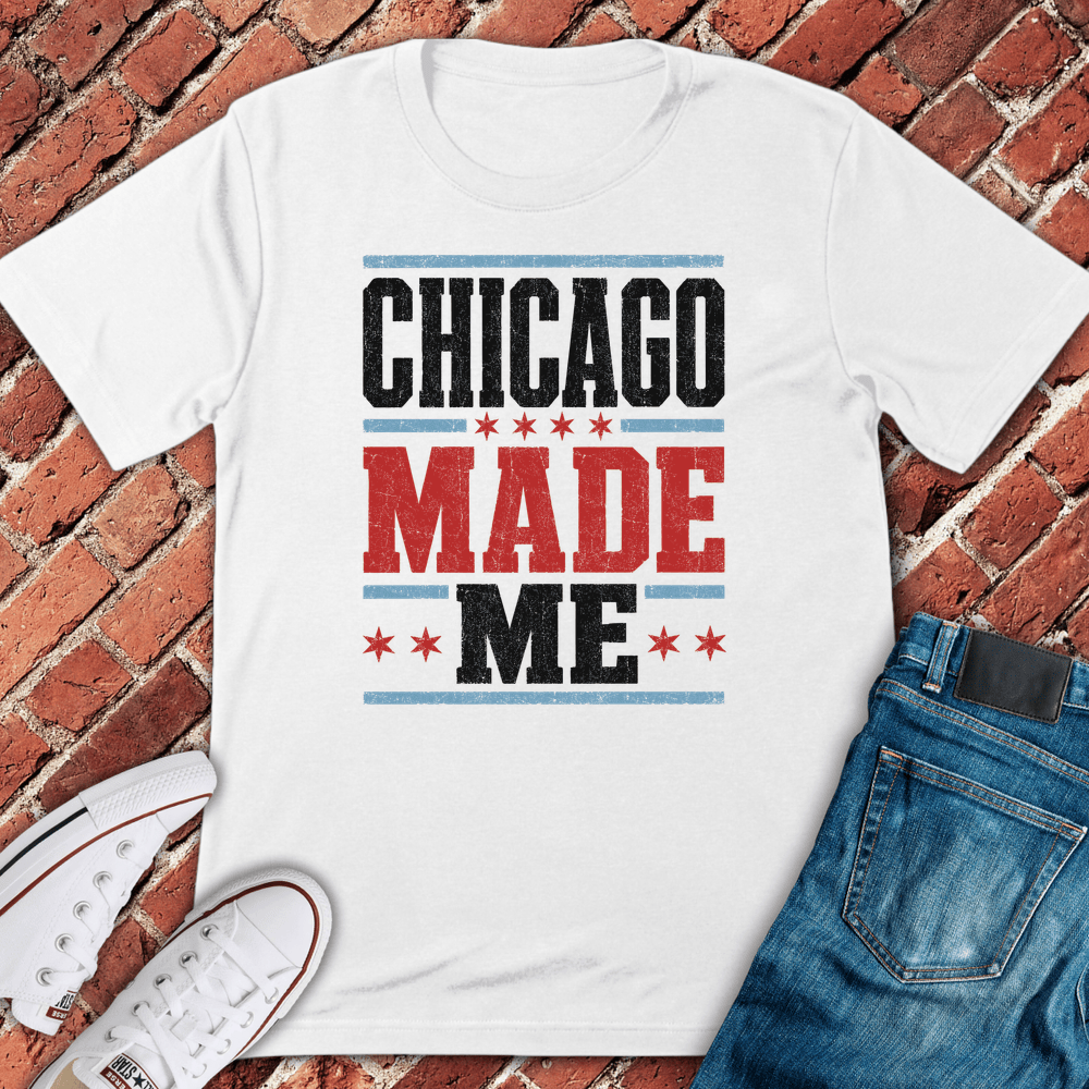 Chicago Made Me T-Shirt - White
