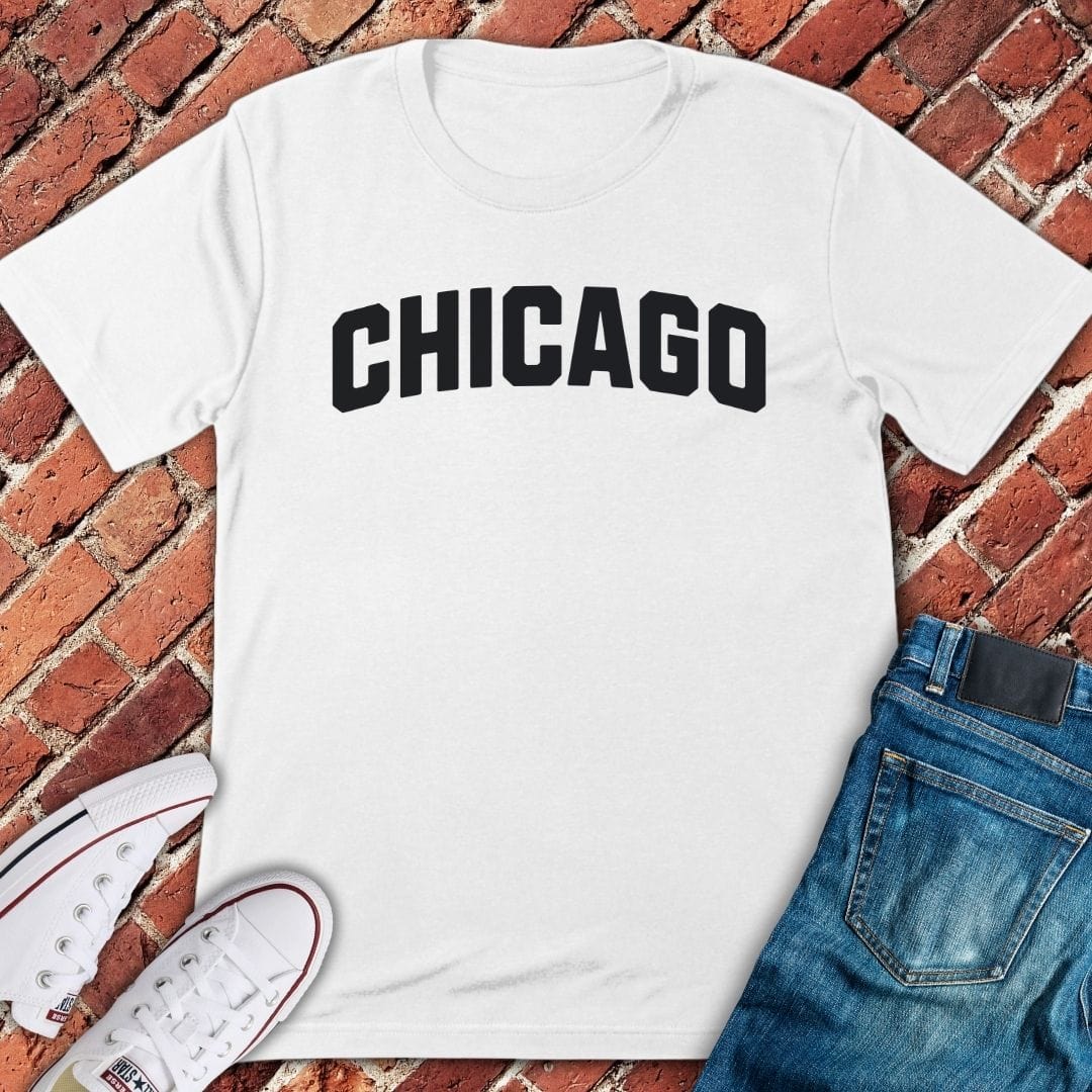 Chicago Block Type T-Shirt