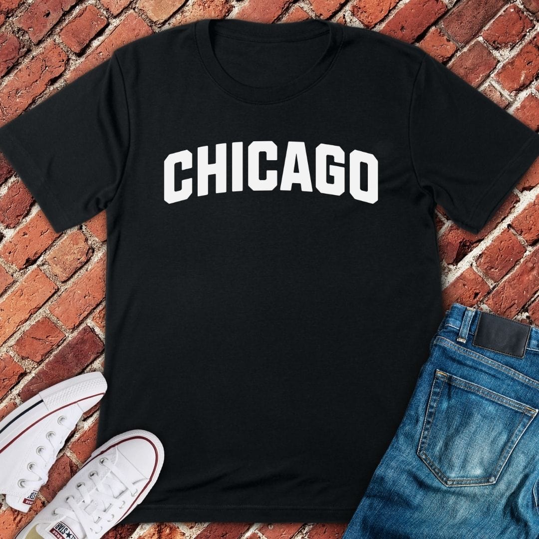 Chicago Block Type T-Shirt