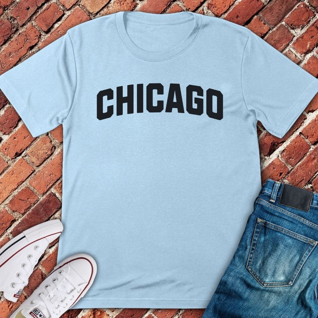 Chicago Block Type T-Shirt
