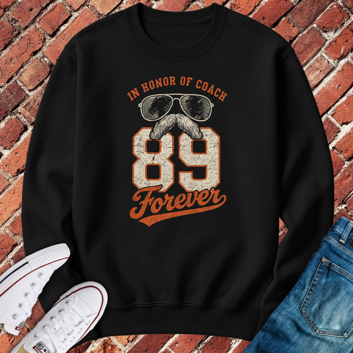 Forever 89 Crewneck - Black