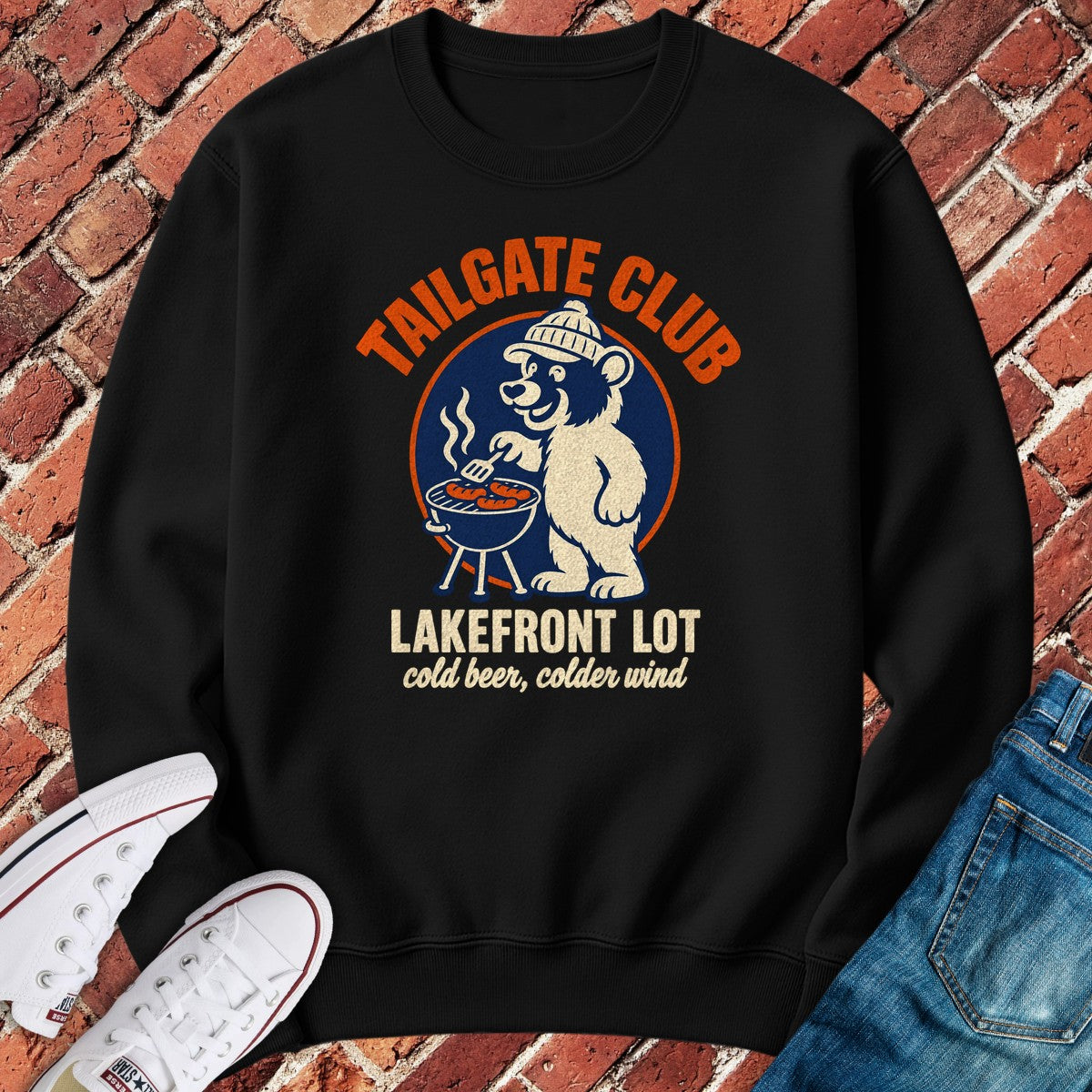 Tailgate Club Crewneck - Black