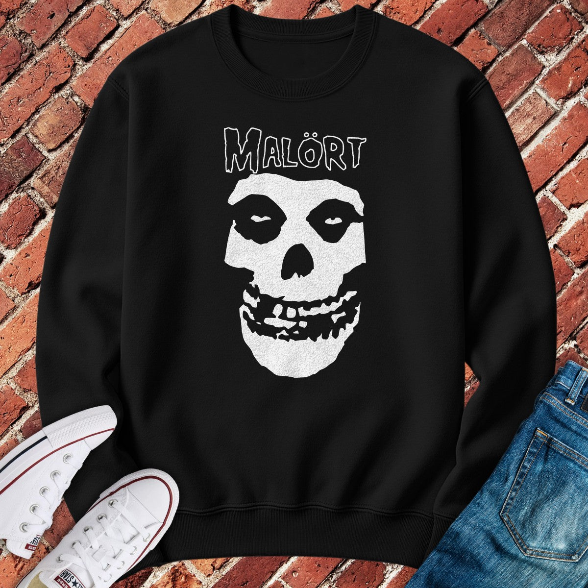 Malort Misfit Crewneck - Black