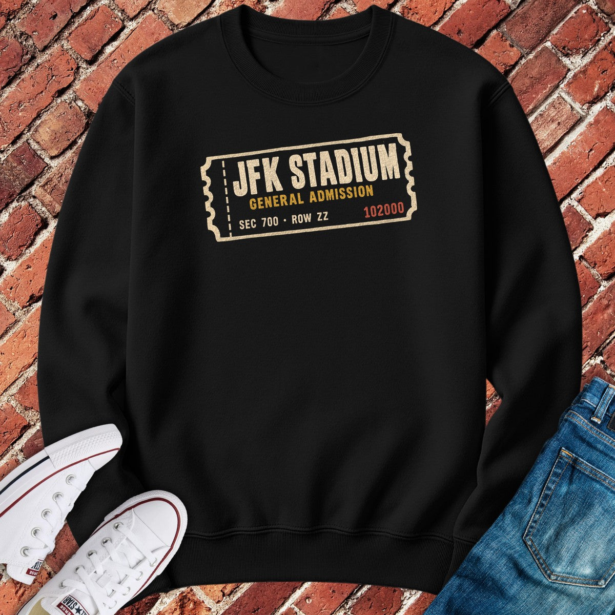 Kennedy Stadium Crewneck - Black