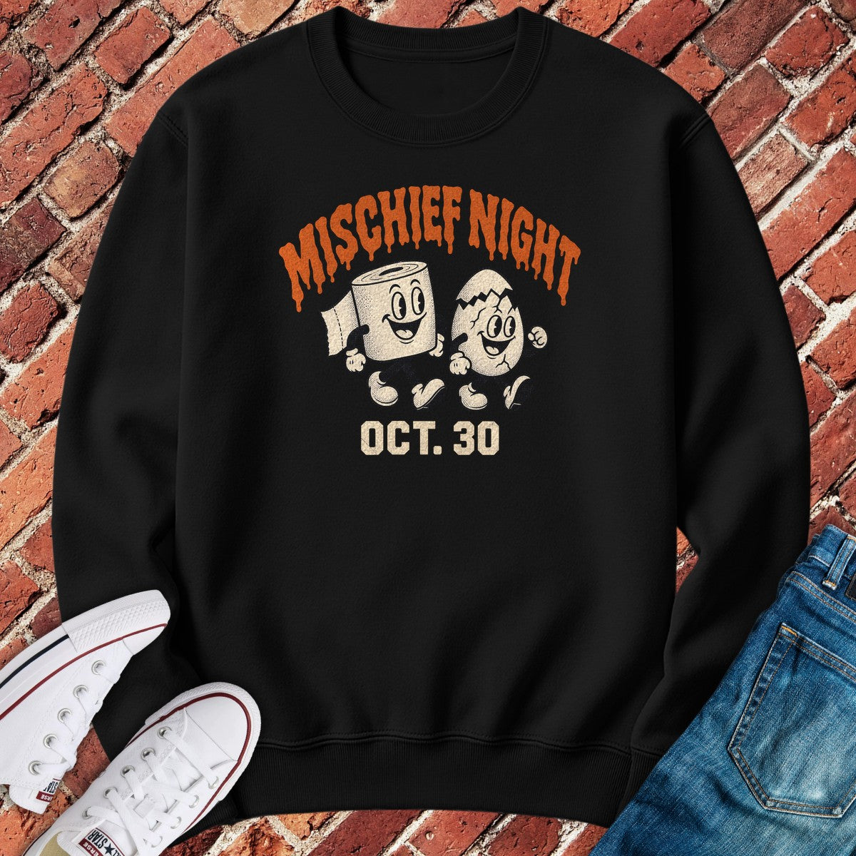 Mischief Night Crewneck - Black