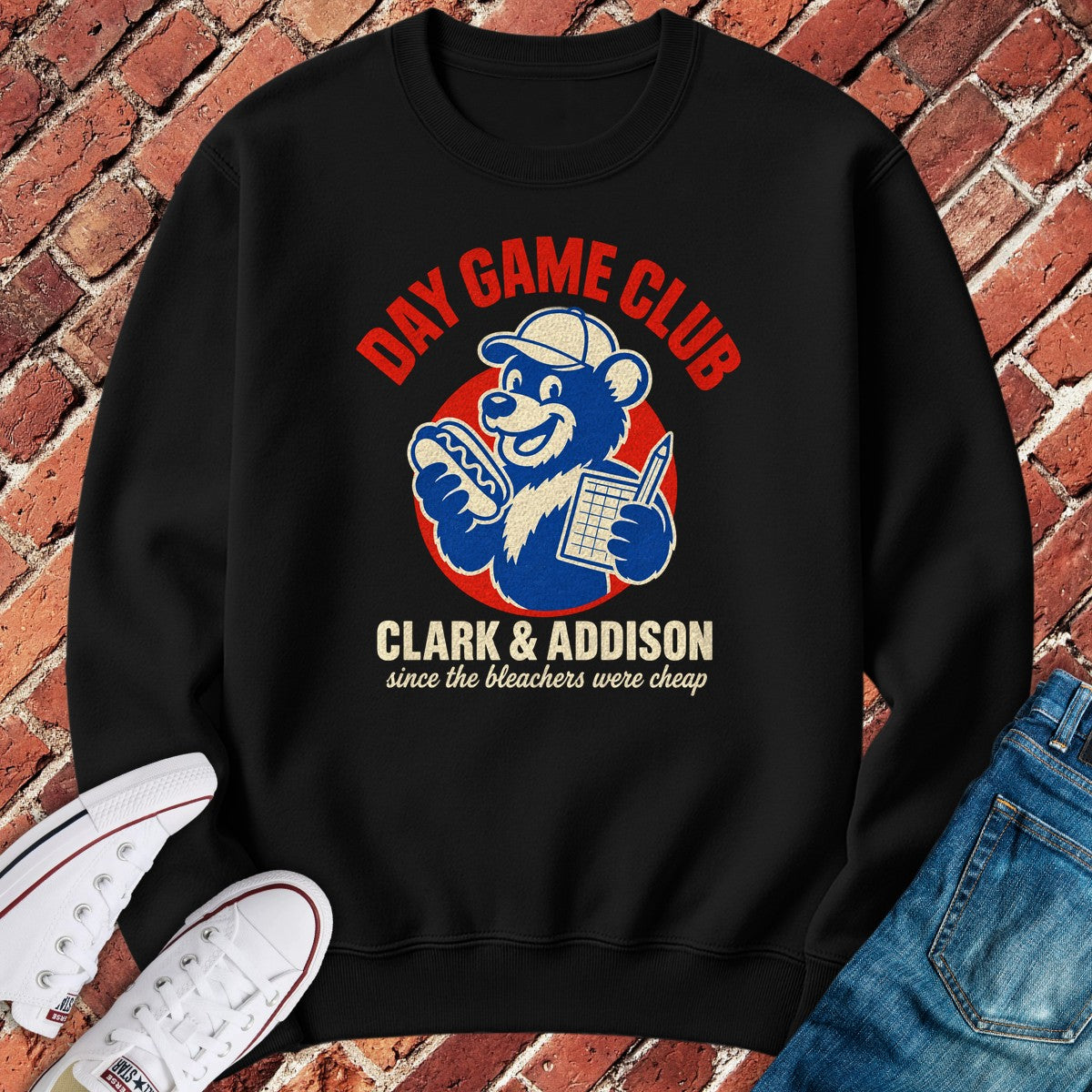 Day Game Crewneck - Black
