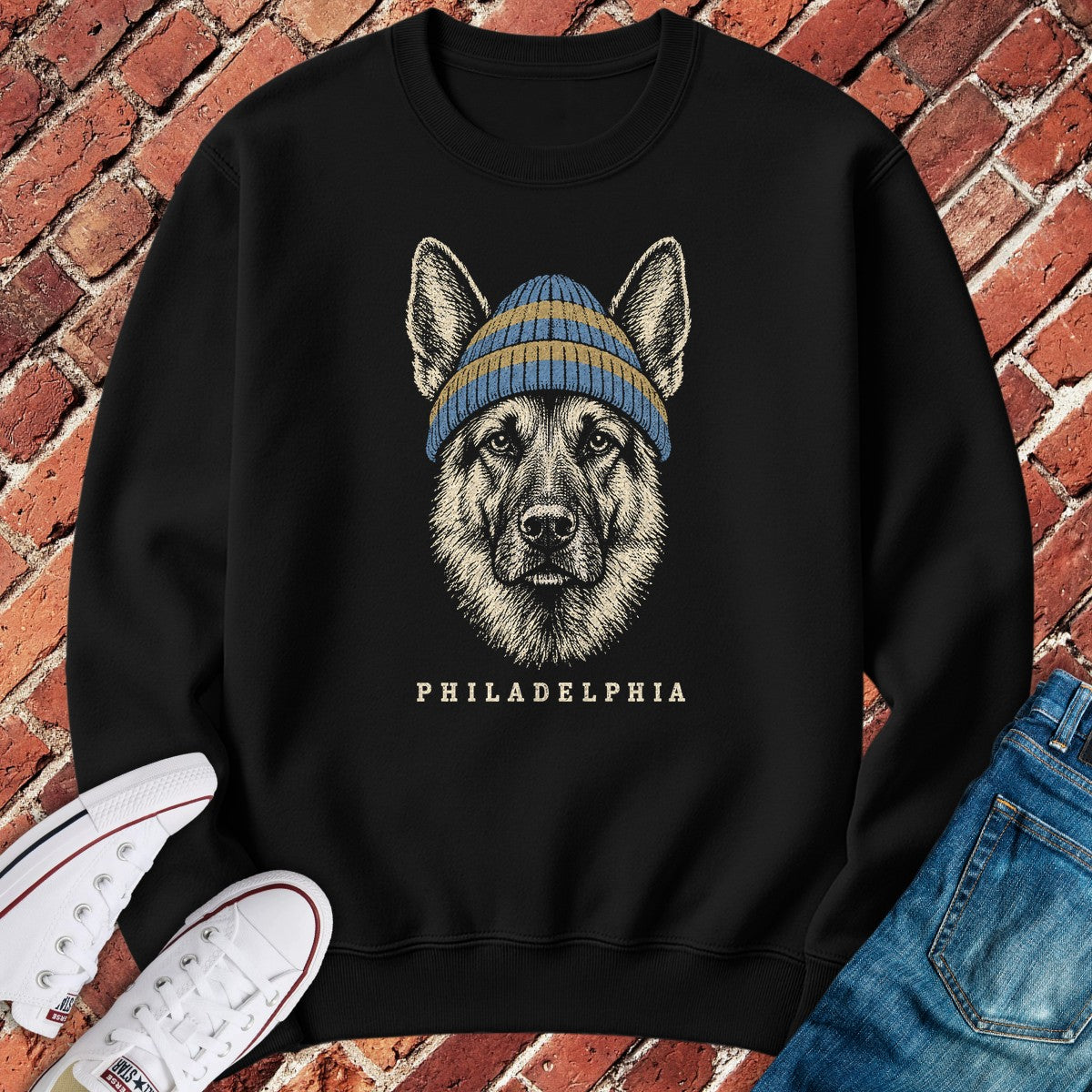 Philly Underdog Crewneck - Black