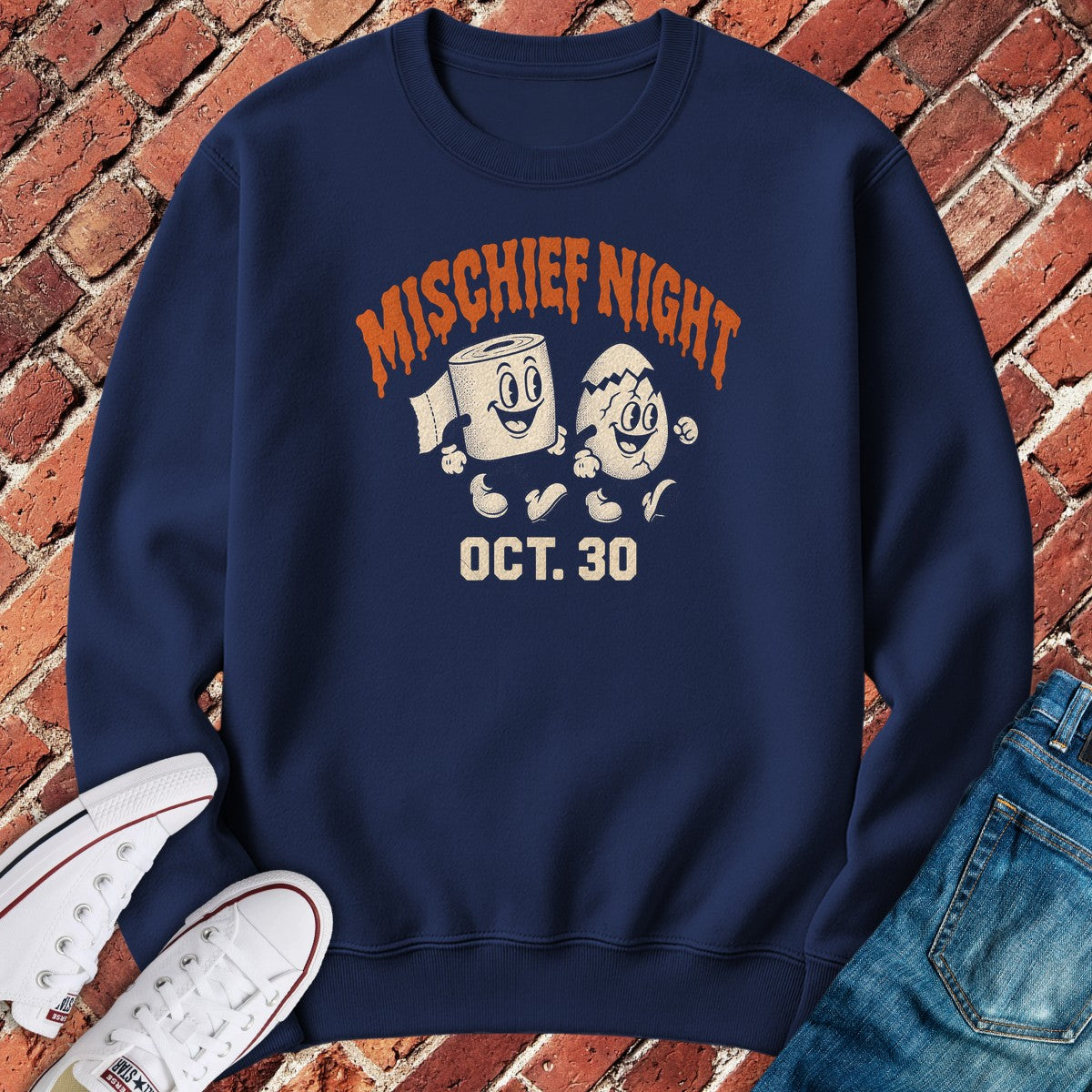 Mischief Night Crewneck - Navy