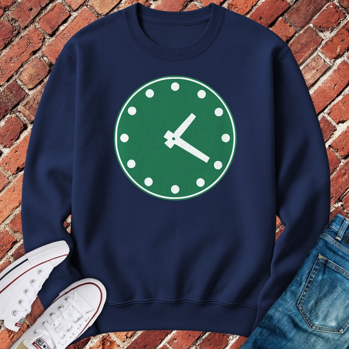 Chicago Time Crewneck - Navy