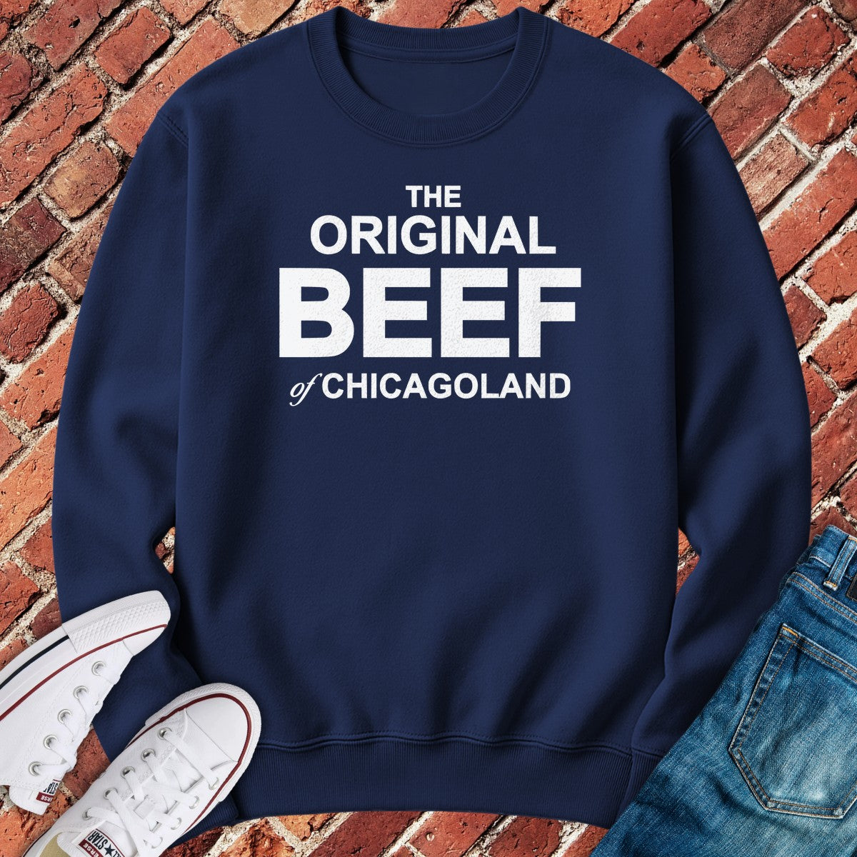 The Original Beef Crewneck - Navy