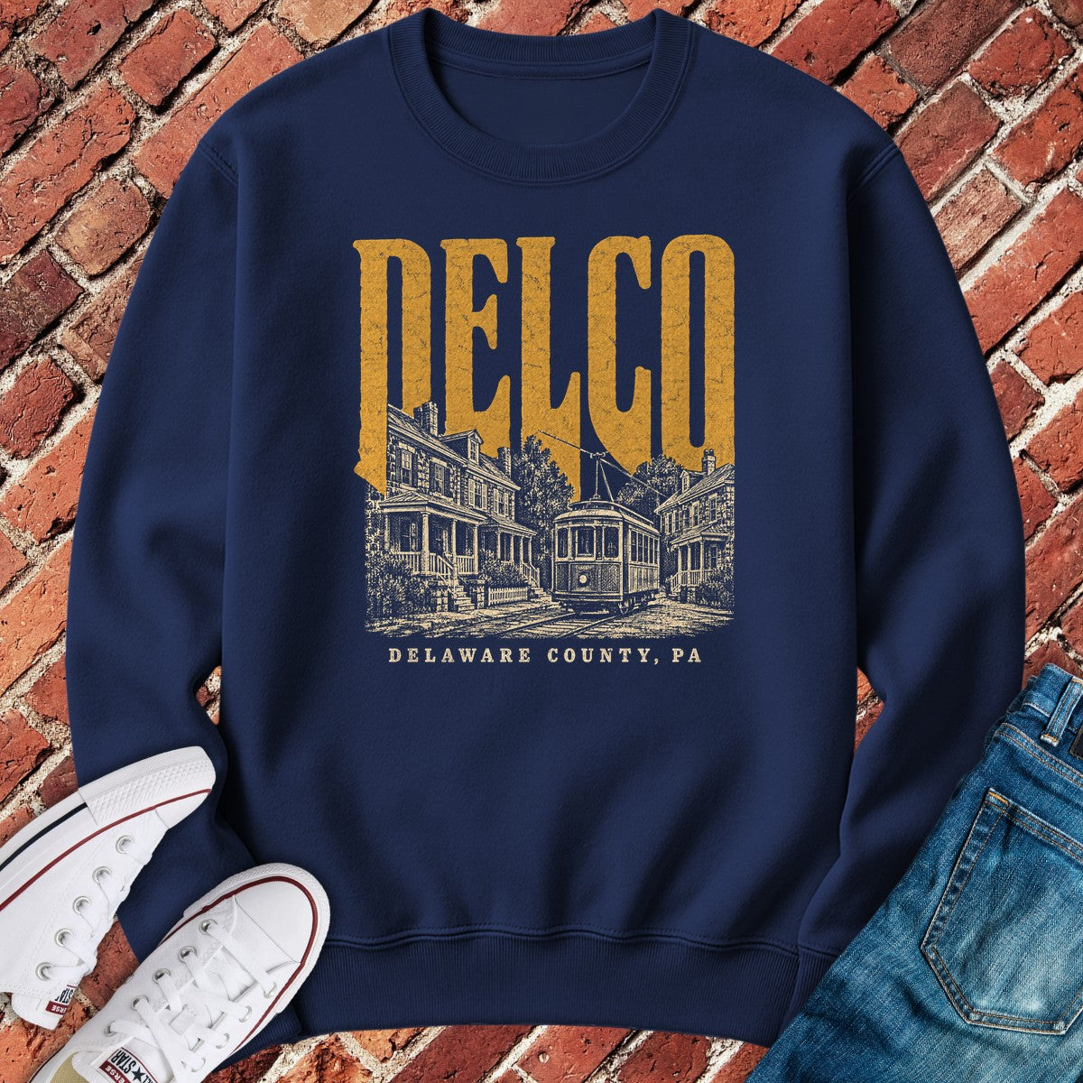 Delco Proud Crewneck - Navy