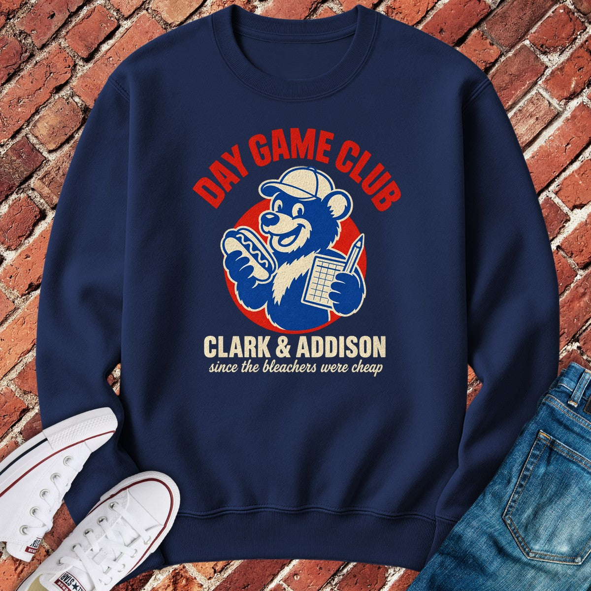 Day Game Crewneck - Navy