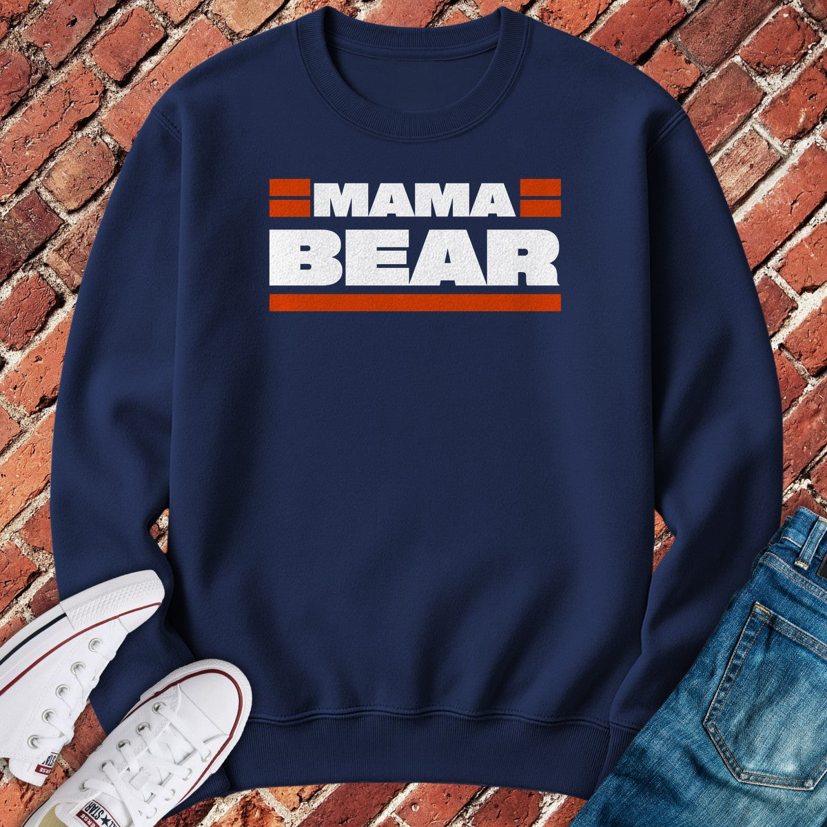 Mama Bear Crewneck - Navy