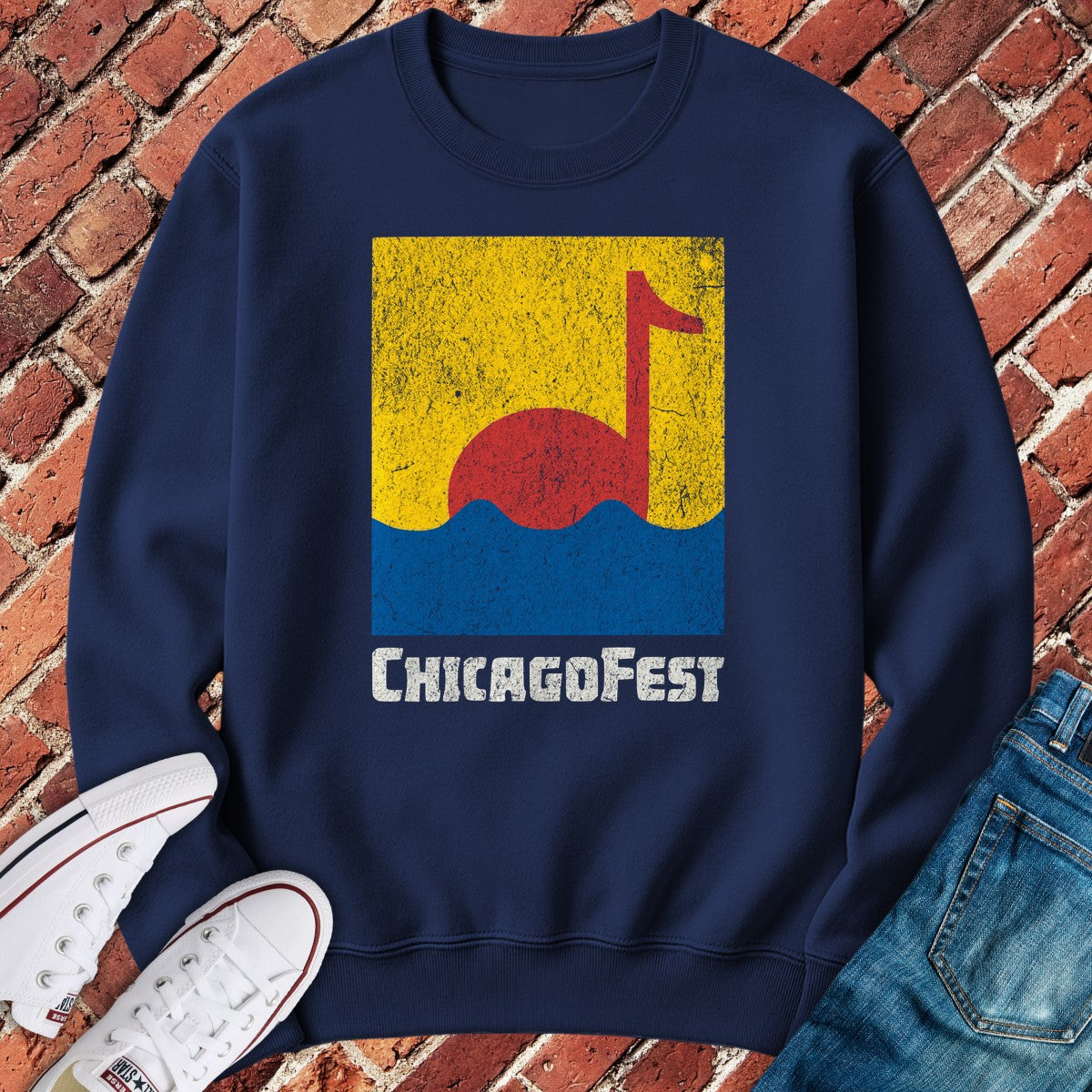ChicagoFest Crewneck - Navy