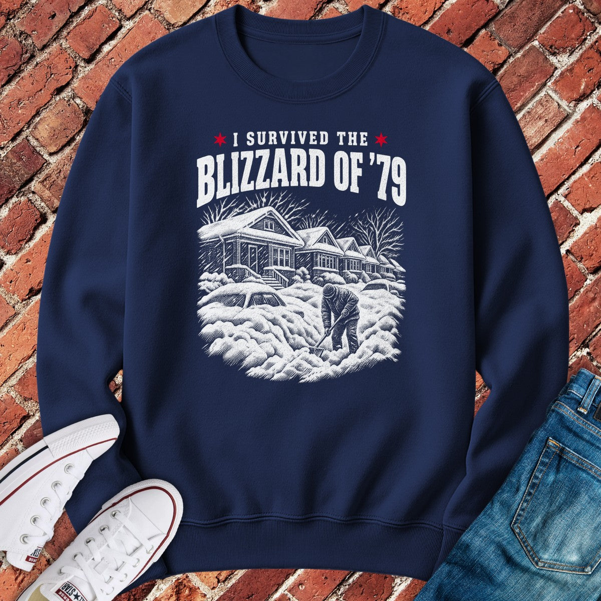 Blizzard 1979 Crewneck - Navy