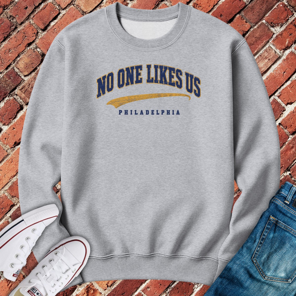 Philly Chant Crewneck - Sport Grey