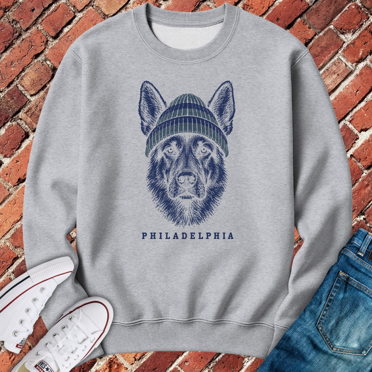 Philly Underdog Crewneck - Sport Grey