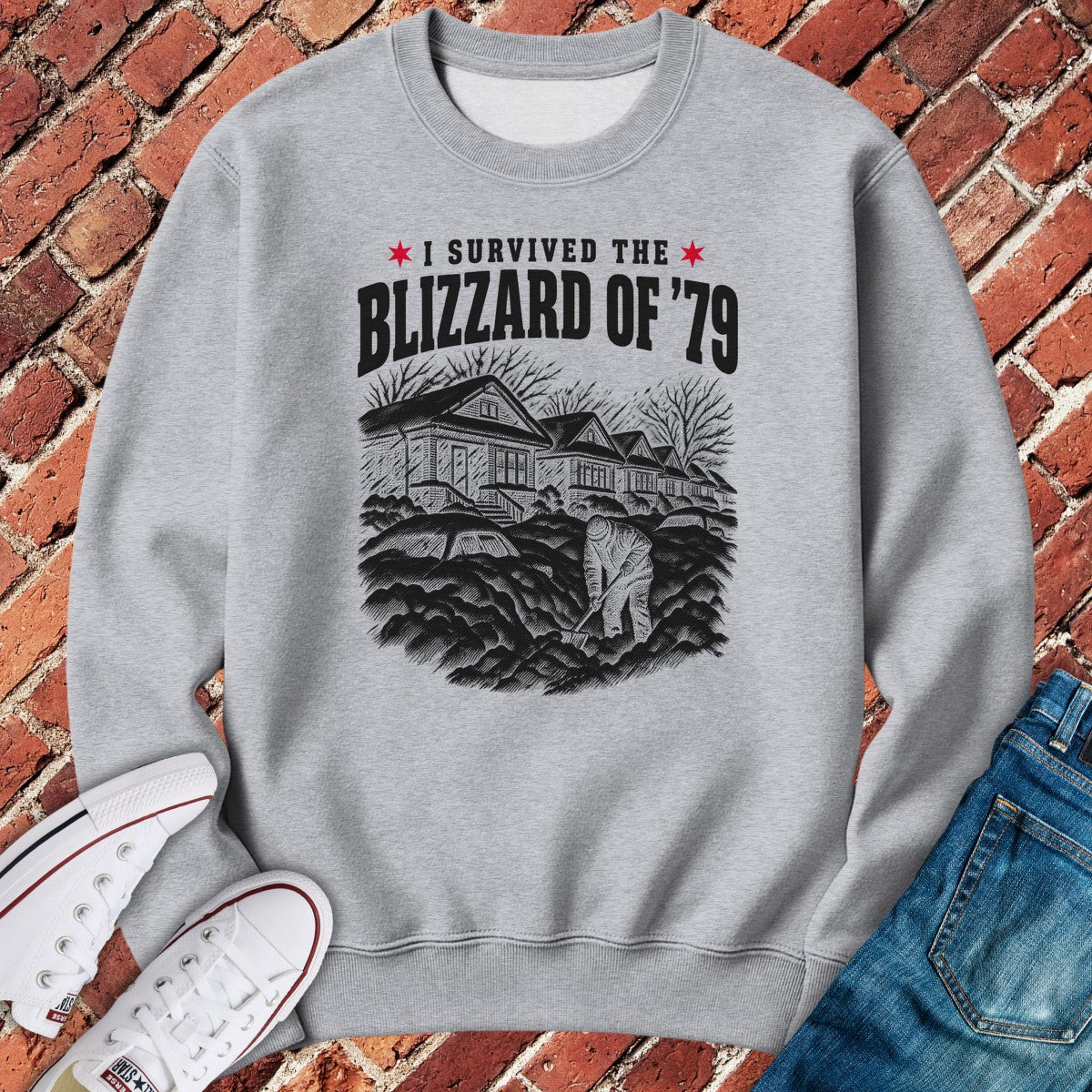 Blizzard 1979 Crewneck - Sport Grey