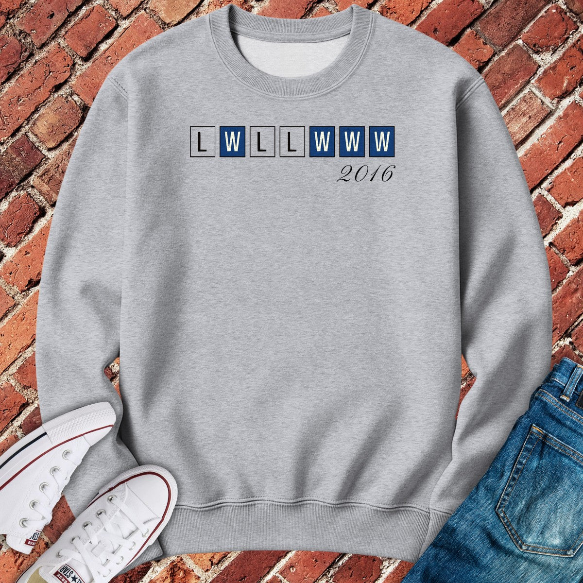 2016 W Streak Crewneck - Sport Grey